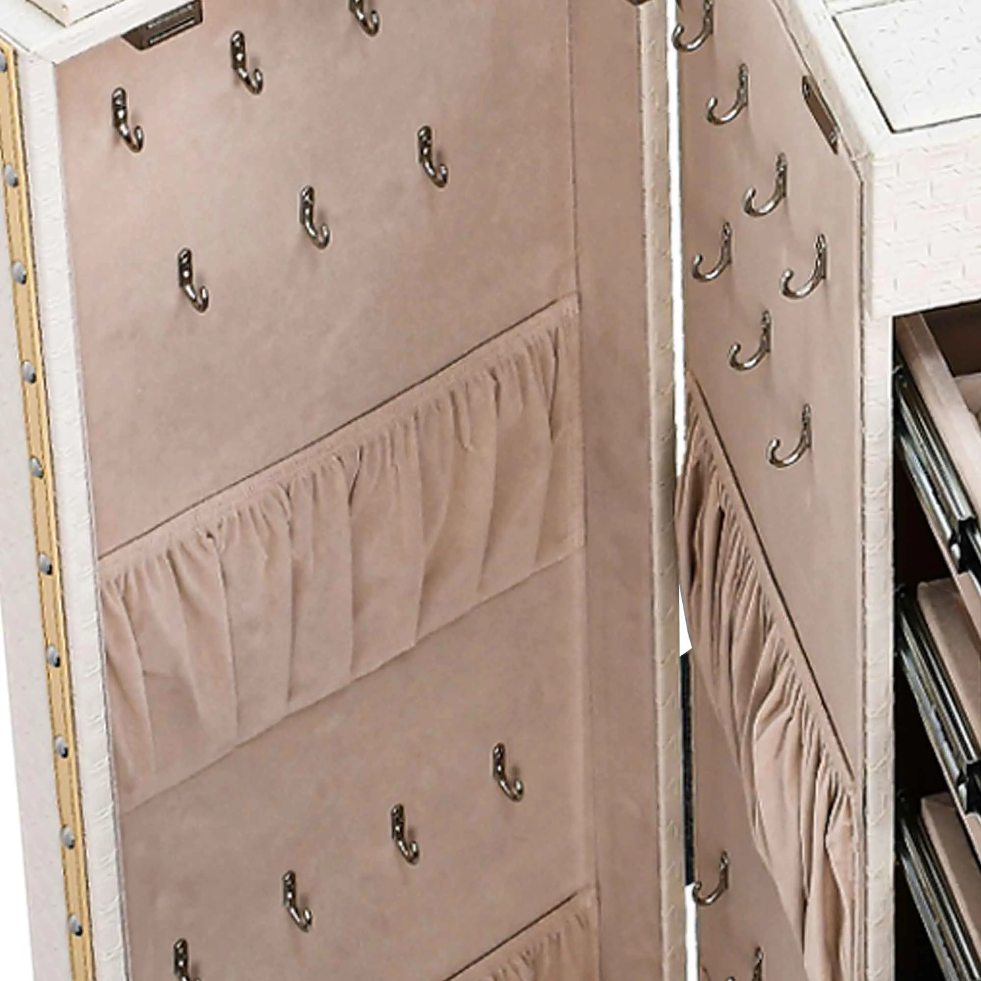 Artisan Jewelry Cabinet Knitted Cream