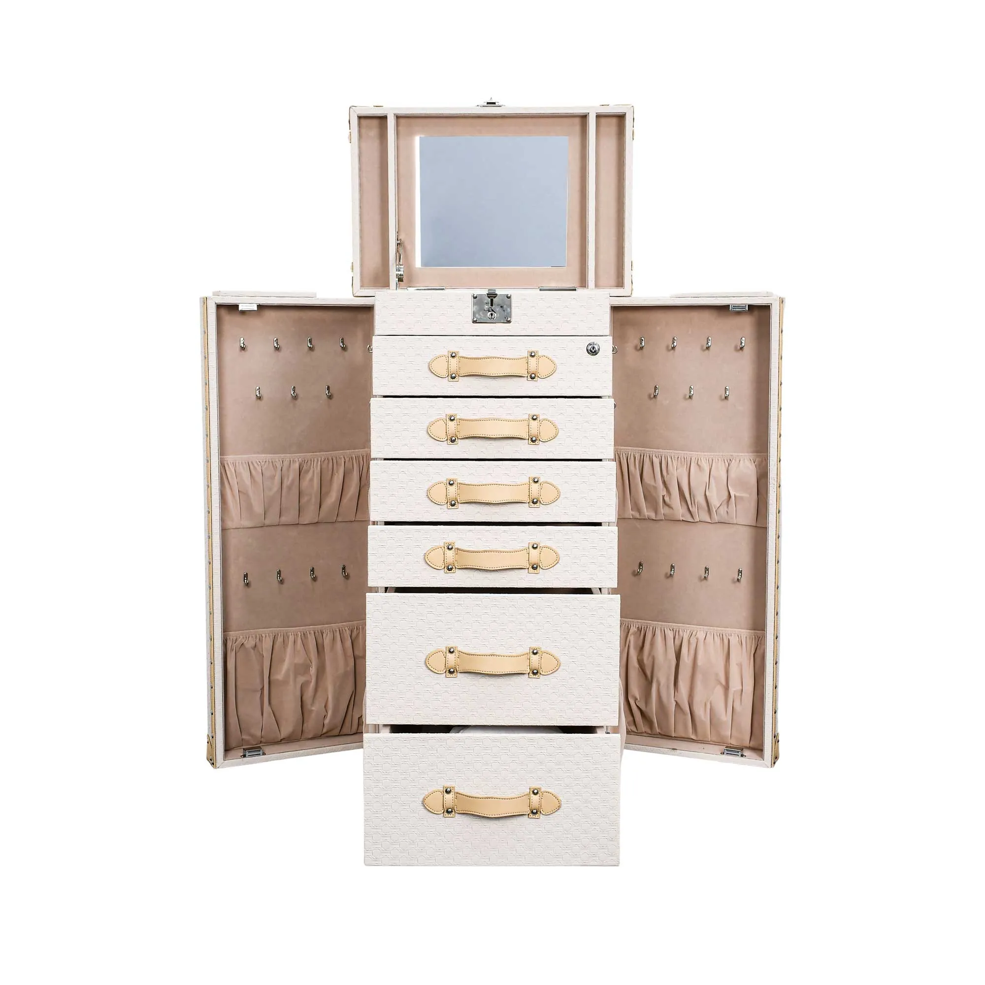 Artisan Jewelry Cabinet Knitted Cream