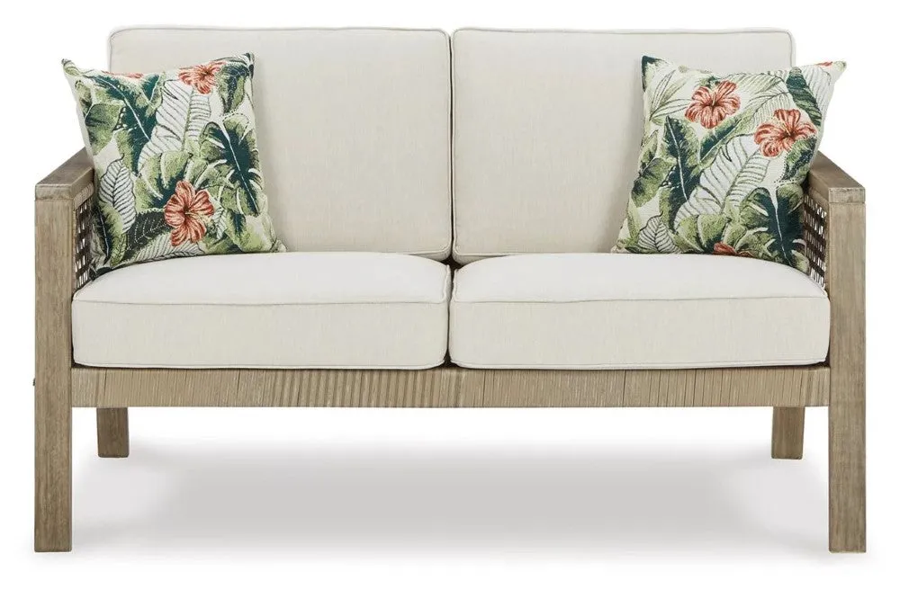 Ashley Furniture Barn Cove Nuvella Outdoor Loveseat
