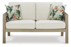 Ashley Furniture Barn Cove Nuvella Outdoor Loveseat