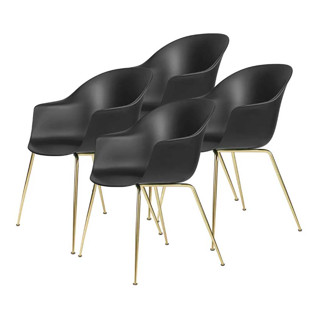 Bat Dining Chair - Conic Base - Unupholstered