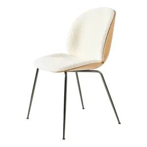 Beetle Dining Chair - Front Upholstered - Conic Base - 3D Veneer Shell