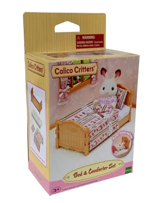 Calico Critters Bed & Comforter Set