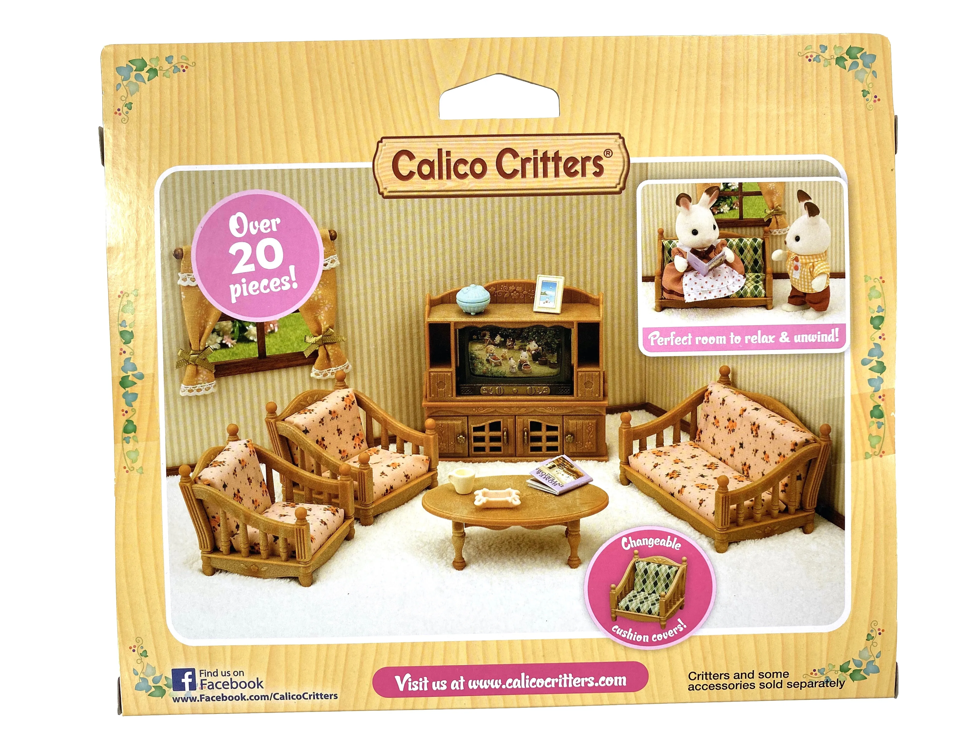 Calico Critters Comfy Living Room Set