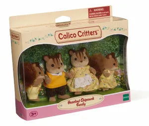 Calico Critters - Hazelnut Chipmunk Family