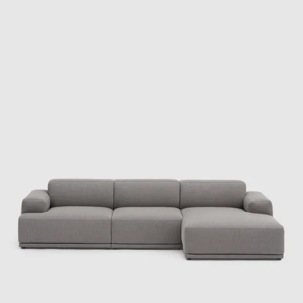 Connect Soft Modular 3-seater Sofa,  Config 2, Re-wool 128
