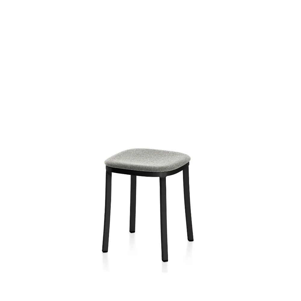 Emeco 1 Inch Small Stool - Upholstered Seat