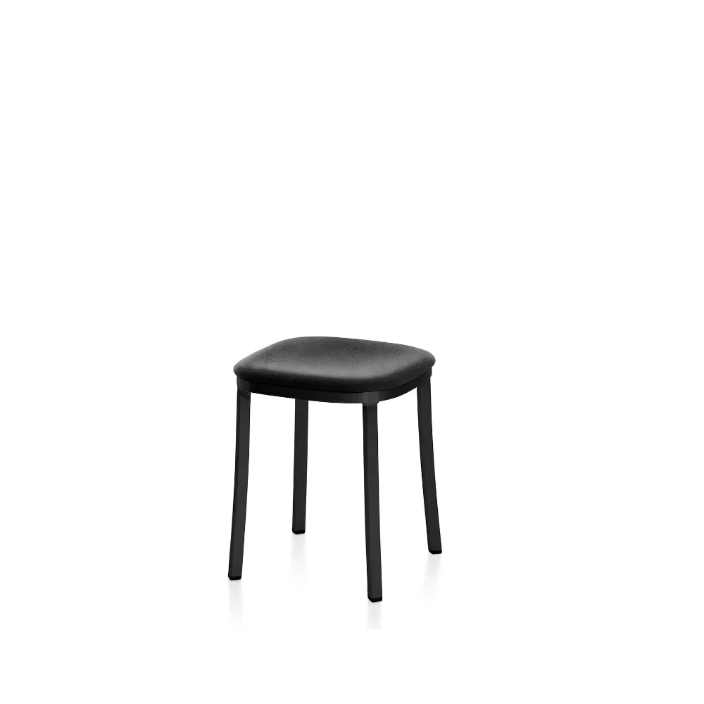 Emeco 1 Inch Small Stool - Upholstered Seat