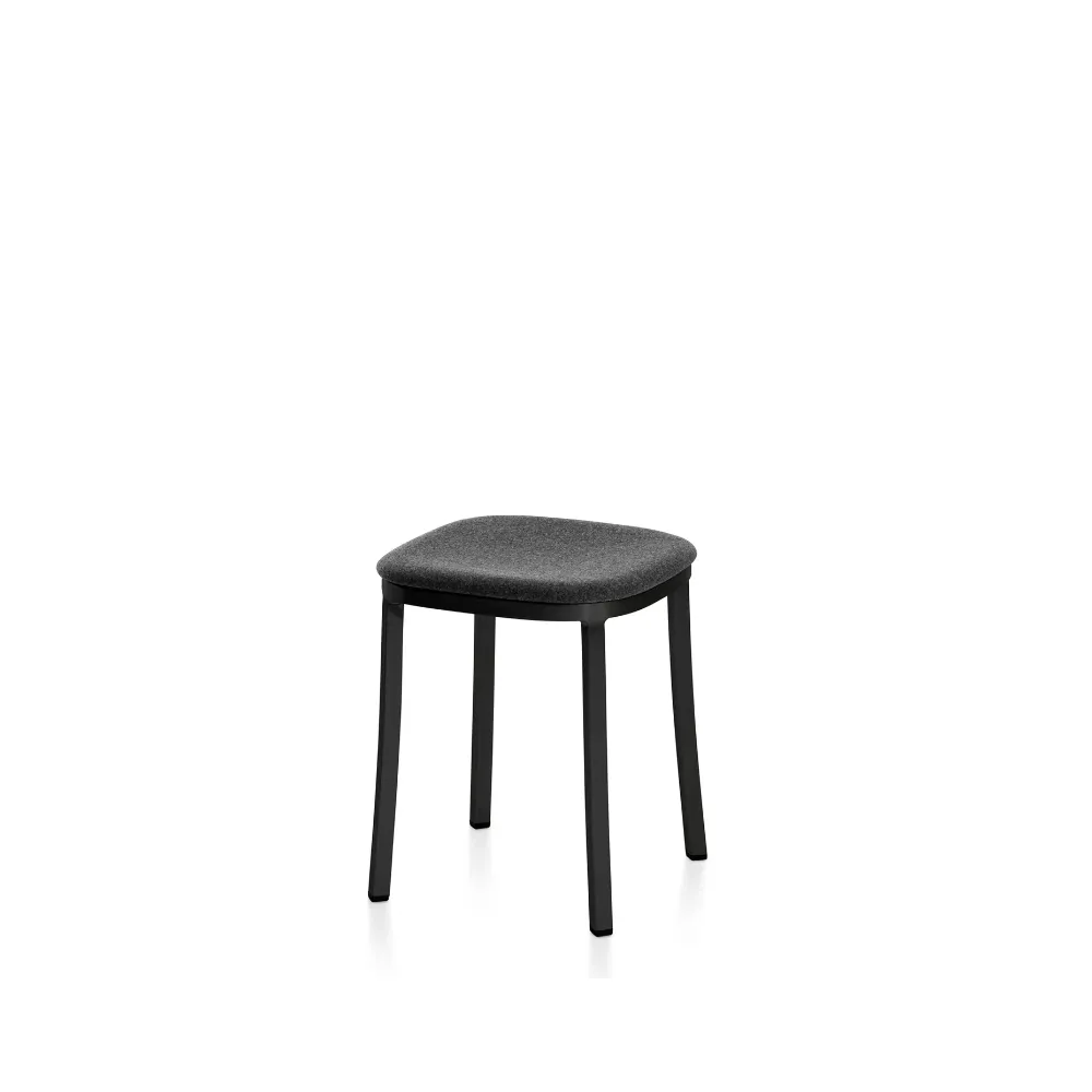 Emeco 1 Inch Small Stool - Upholstered Seat