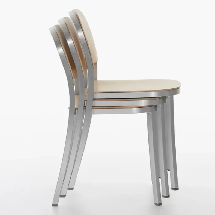 Emeco 1 Inch Stacking Chair - Wood Seat