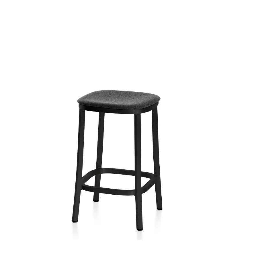 Emeco 1 Inch Upholstered Stool