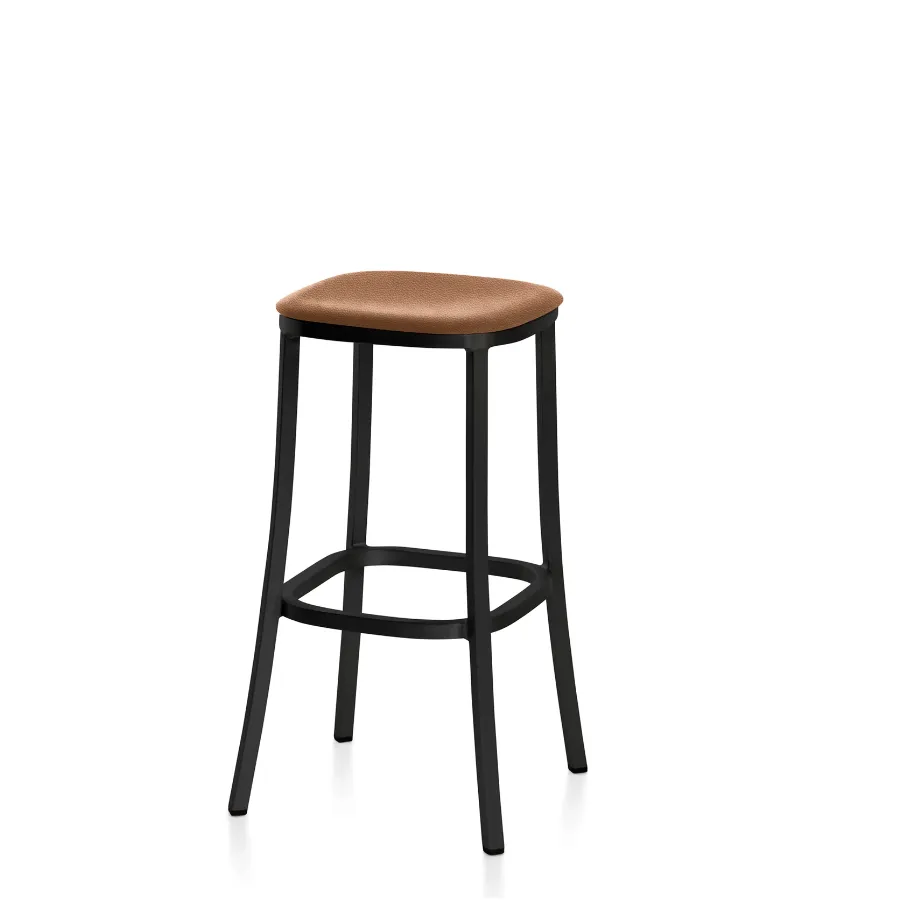 Emeco 1 Inch Upholstered Stool