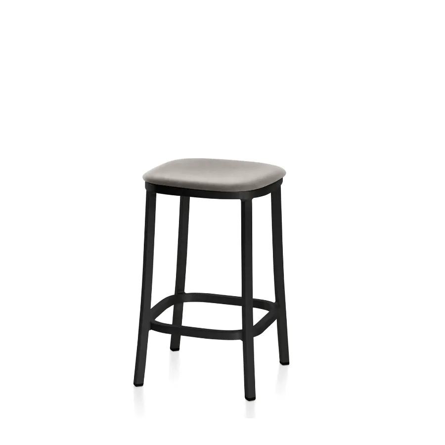 Emeco 1 Inch Upholstered Stool