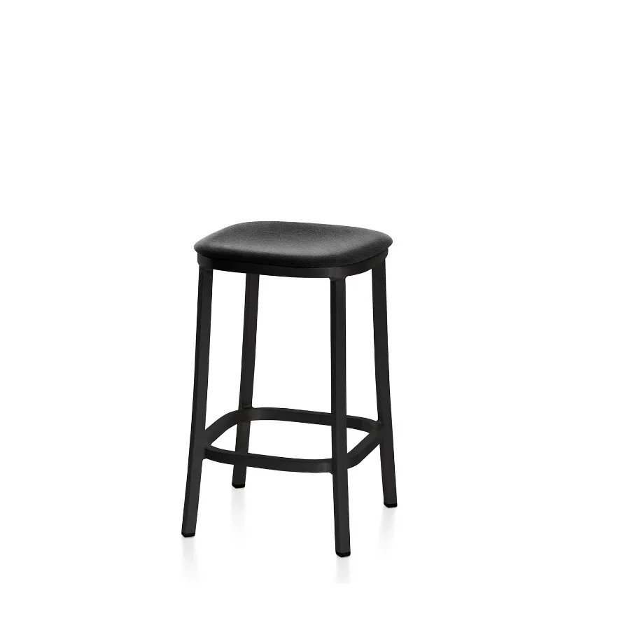 Emeco 1 Inch Upholstered Stool
