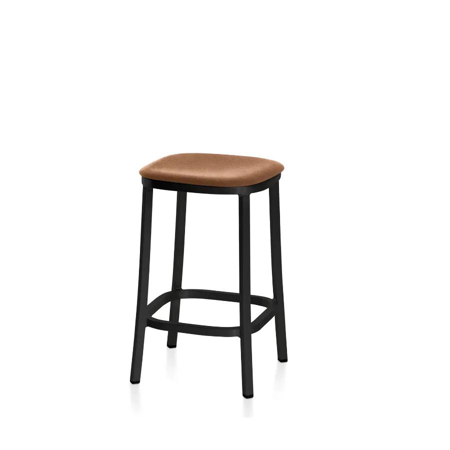 Emeco 1 Inch Upholstered Stool