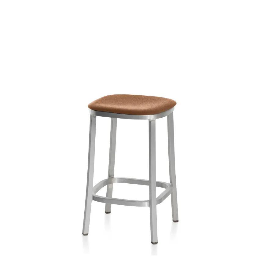Emeco 1 Inch Upholstered Stool