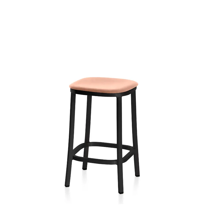 Emeco 1 Inch Upholstered Stool