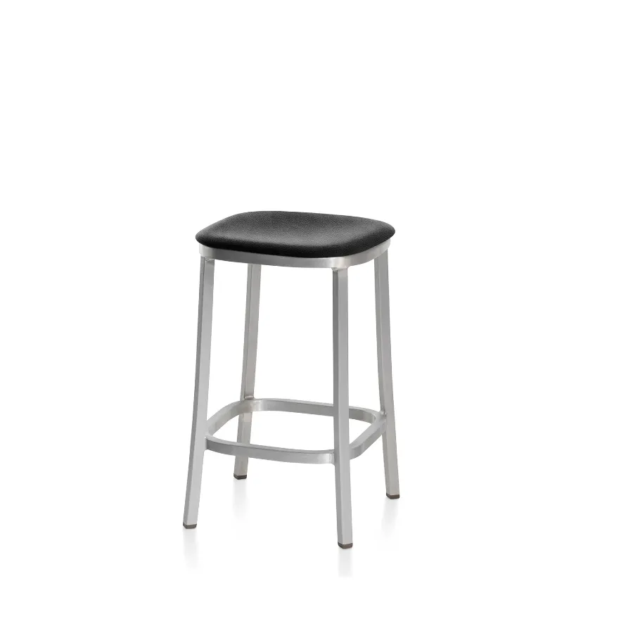 Emeco 1 Inch Upholstered Stool