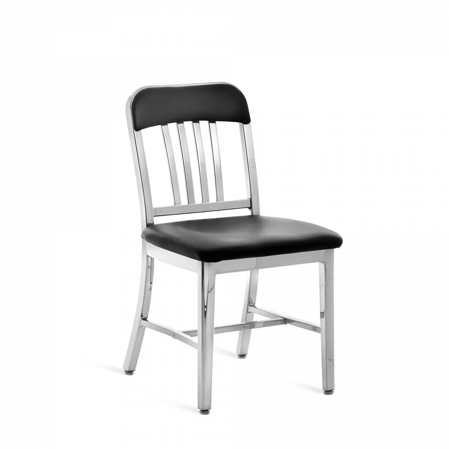 Emeco 1022 Navy Semi-Upholstered Chair