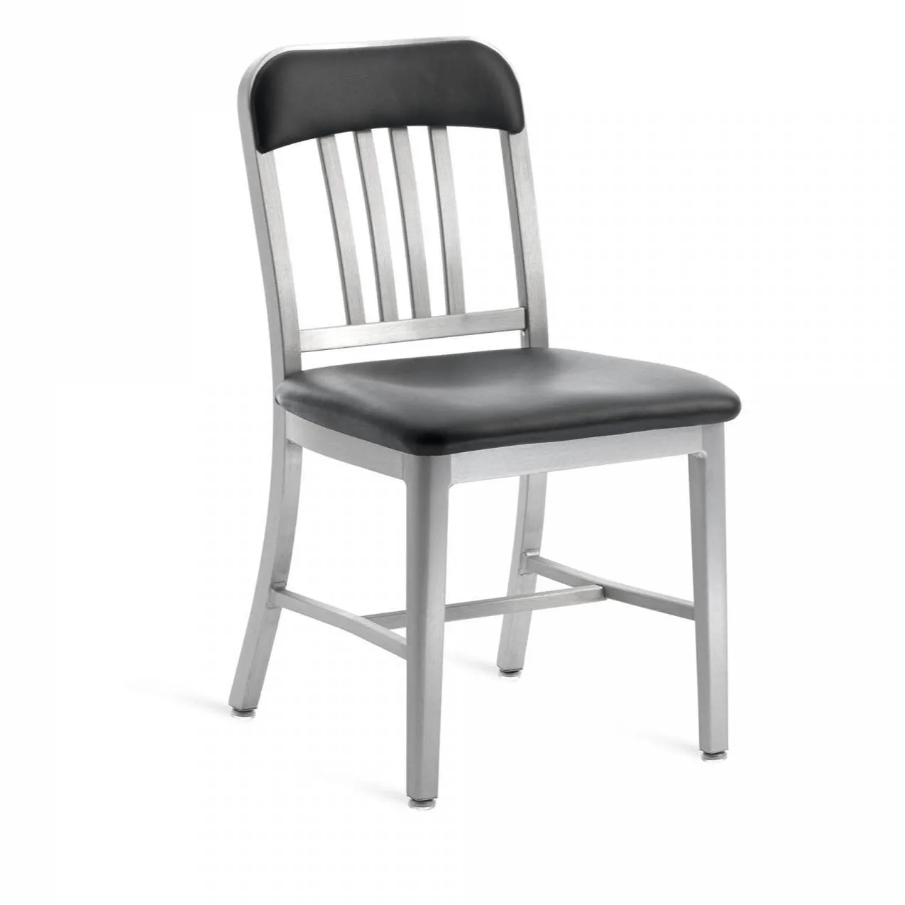 Emeco 1022 Navy Semi-Upholstered Chair