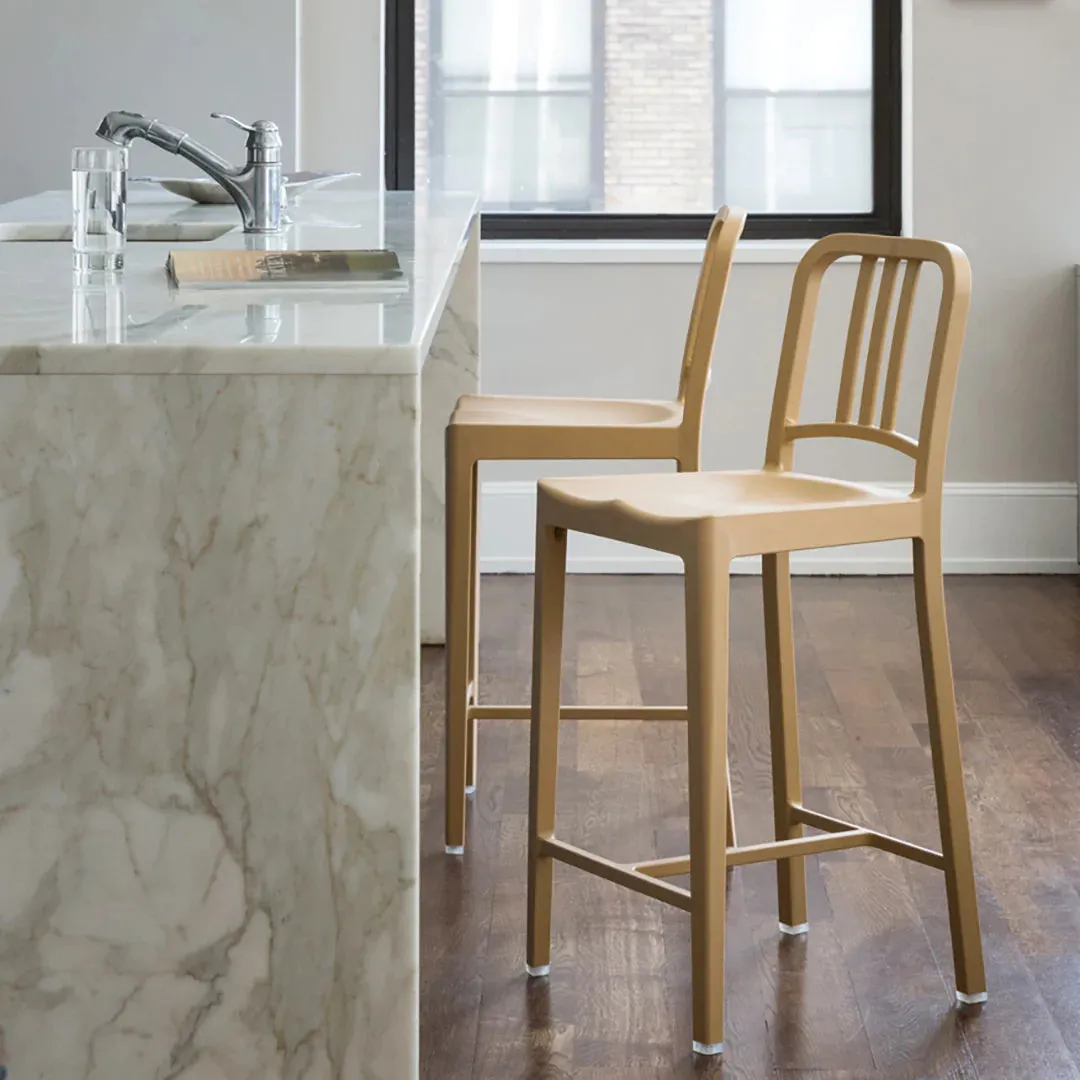 Emeco 111 Navy Counter Stool
