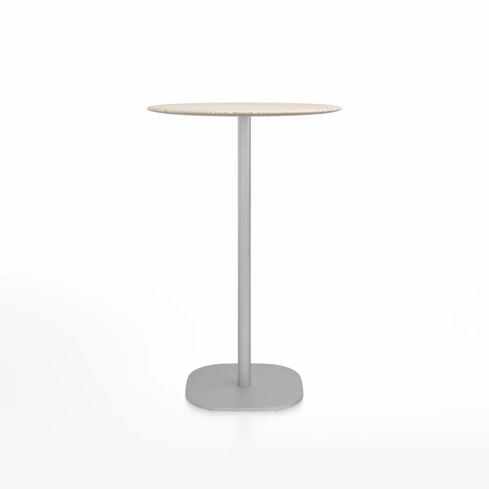 Emeco 2 Inch Flat Base Bar Height Table - Round Top
