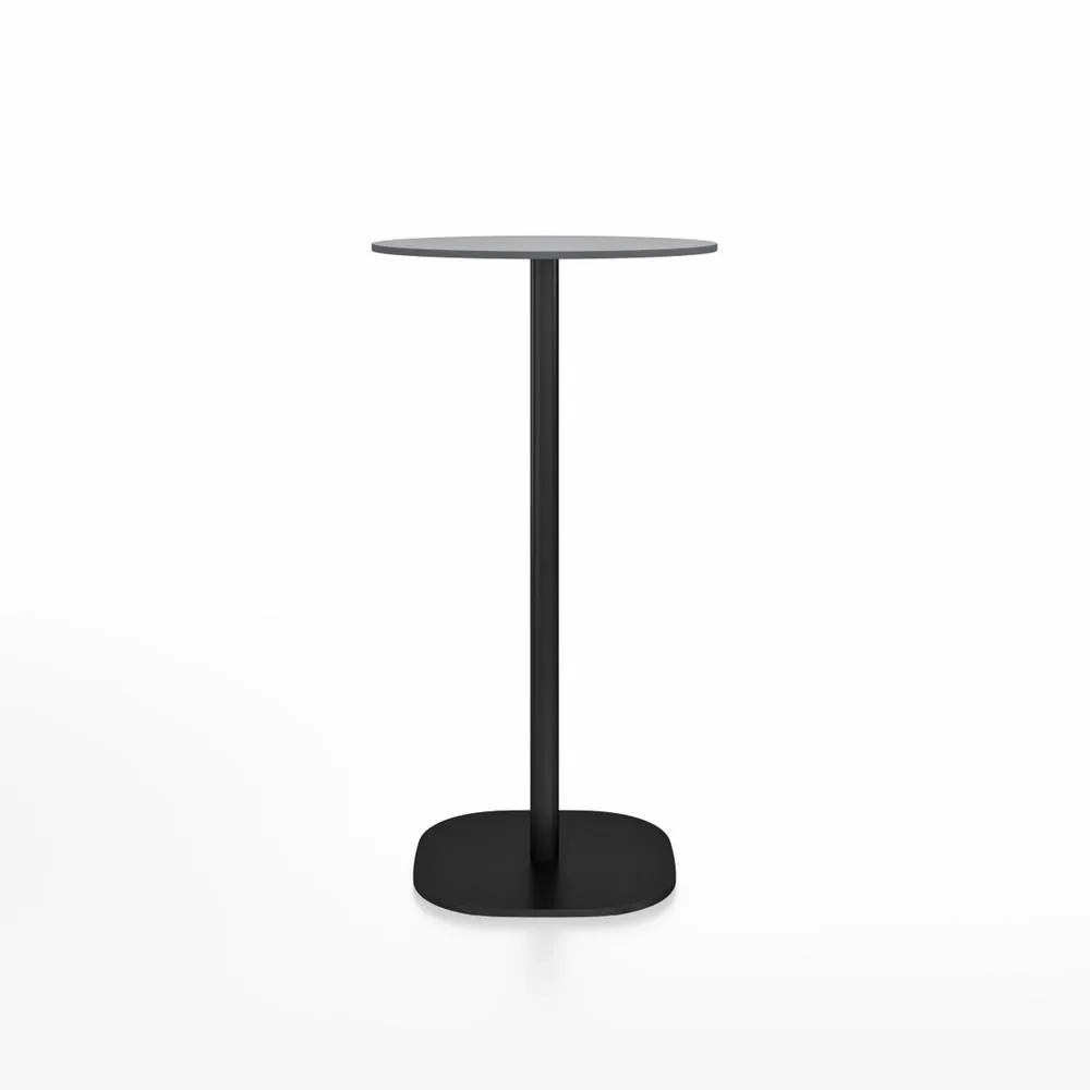 Emeco 2 Inch Flat Base Bar Height Table - Round Top