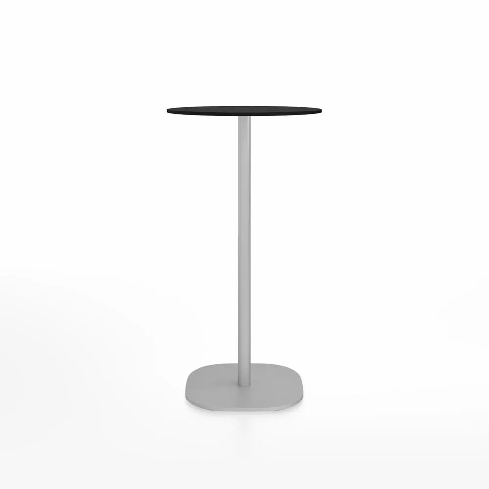 Emeco 2 Inch Flat Base Bar Height Table - Round Top