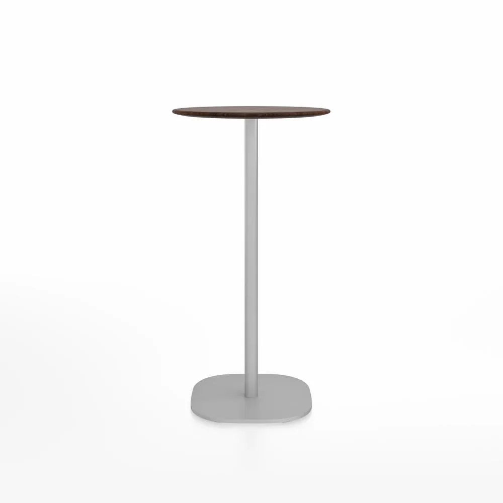 Emeco 2 Inch Flat Base Bar Height Table - Round Top