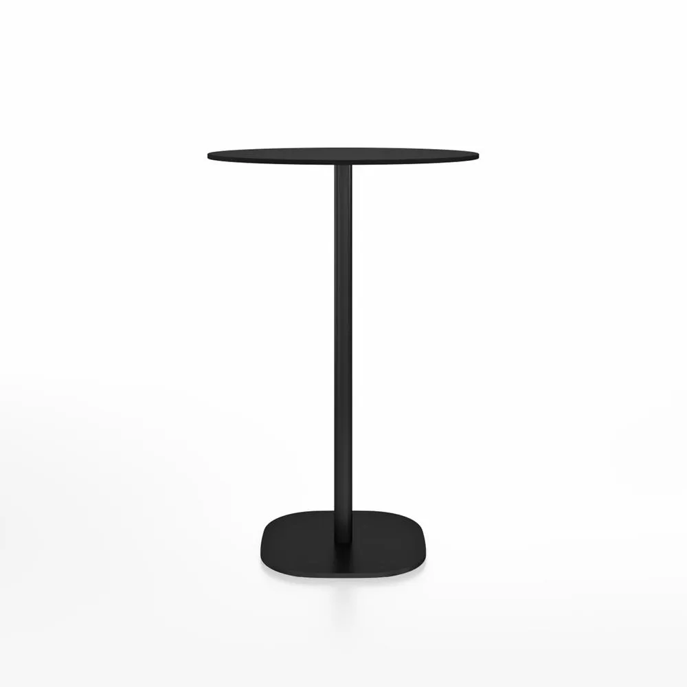 Emeco 2 Inch Flat Base Bar Height Table - Round Top