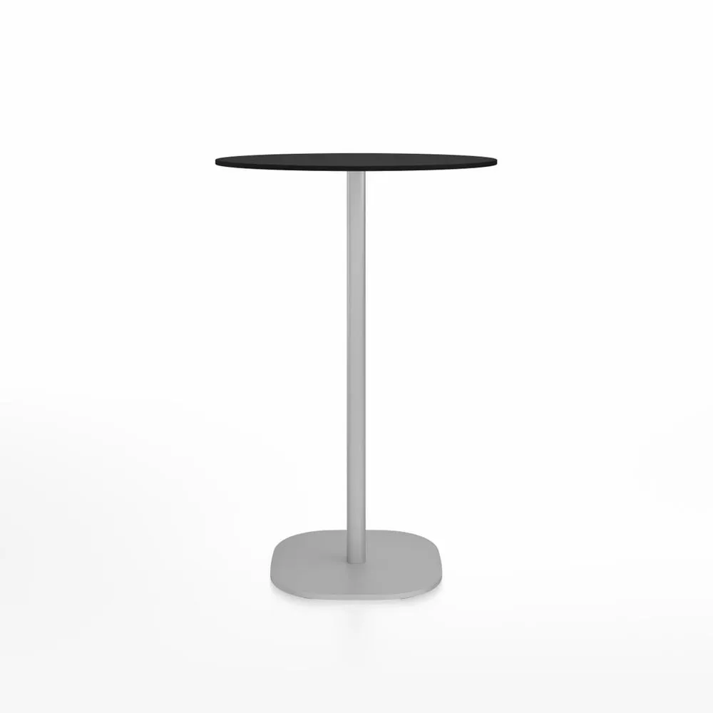 Emeco 2 Inch Flat Base Bar Height Table - Round Top