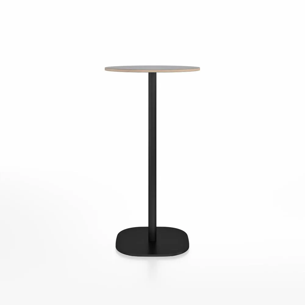 Emeco 2 Inch Flat Base Bar Height Table - Round Top