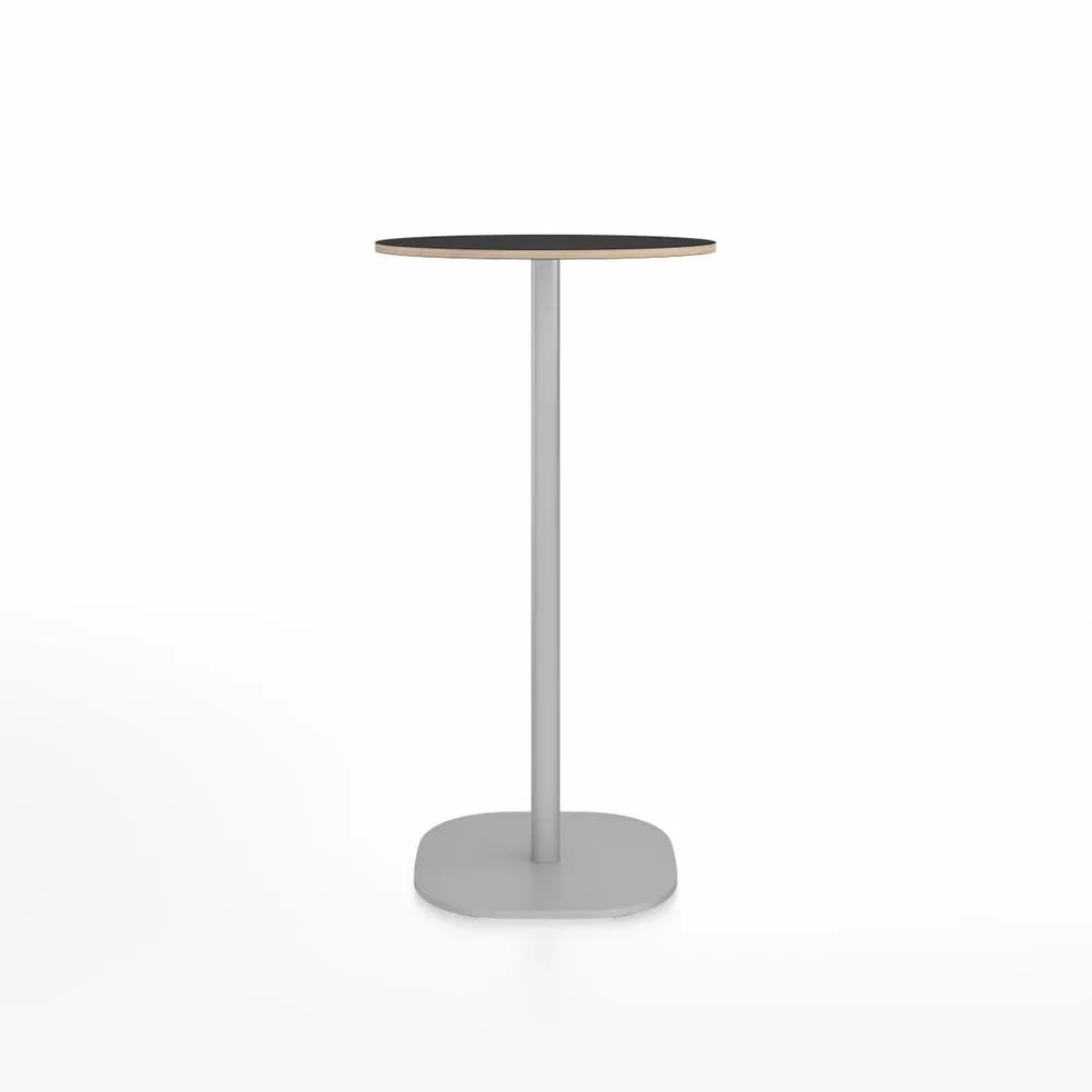 Emeco 2 Inch Flat Base Bar Height Table - Round Top