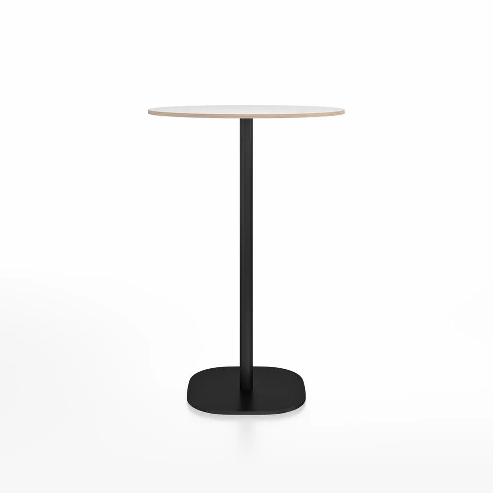 Emeco 2 Inch Flat Base Bar Height Table - Round Top