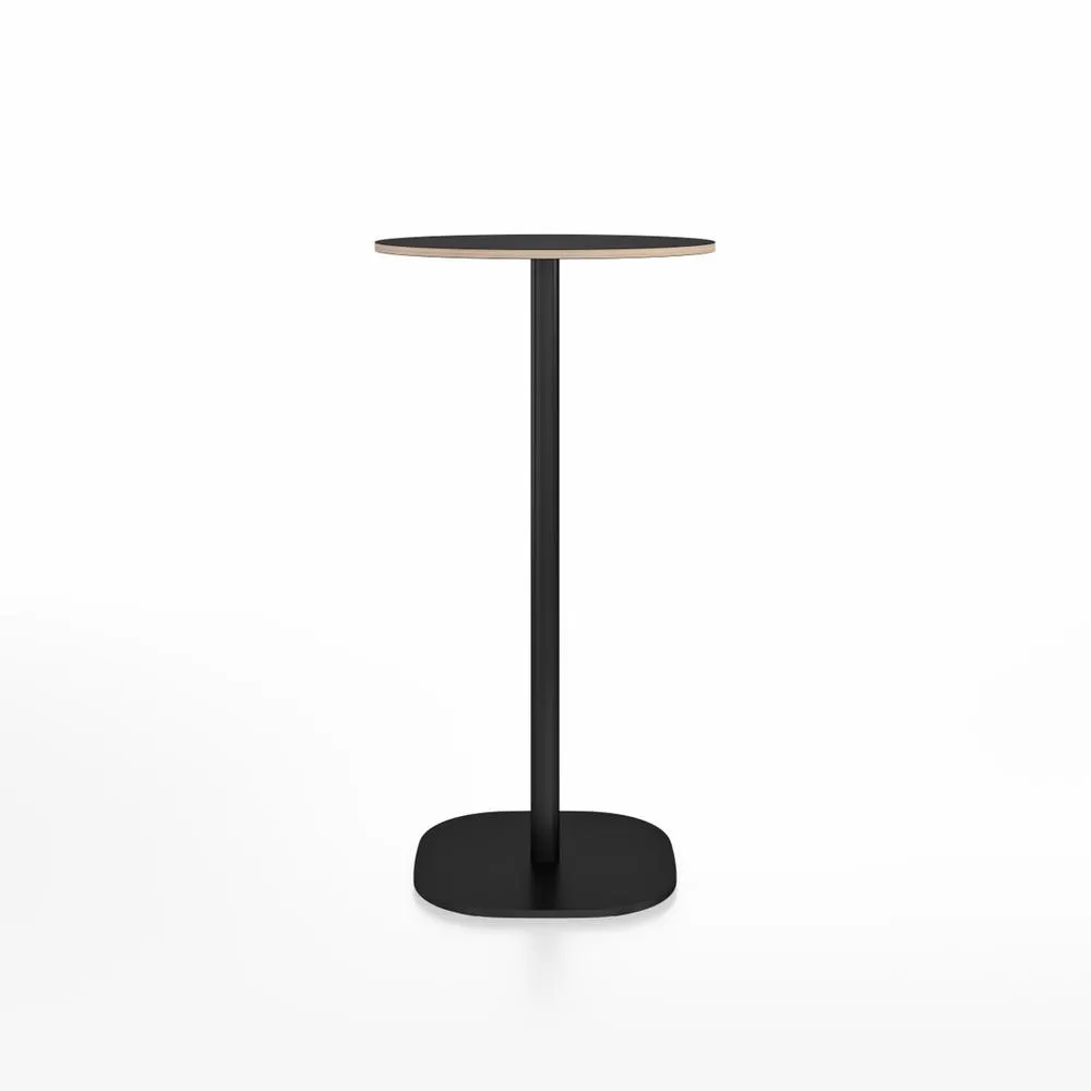 Emeco 2 Inch Flat Base Bar Height Table - Round Top