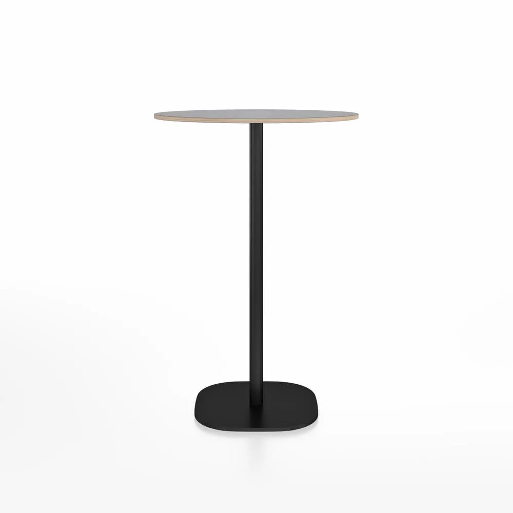 Emeco 2 Inch Flat Base Bar Height Table - Round Top