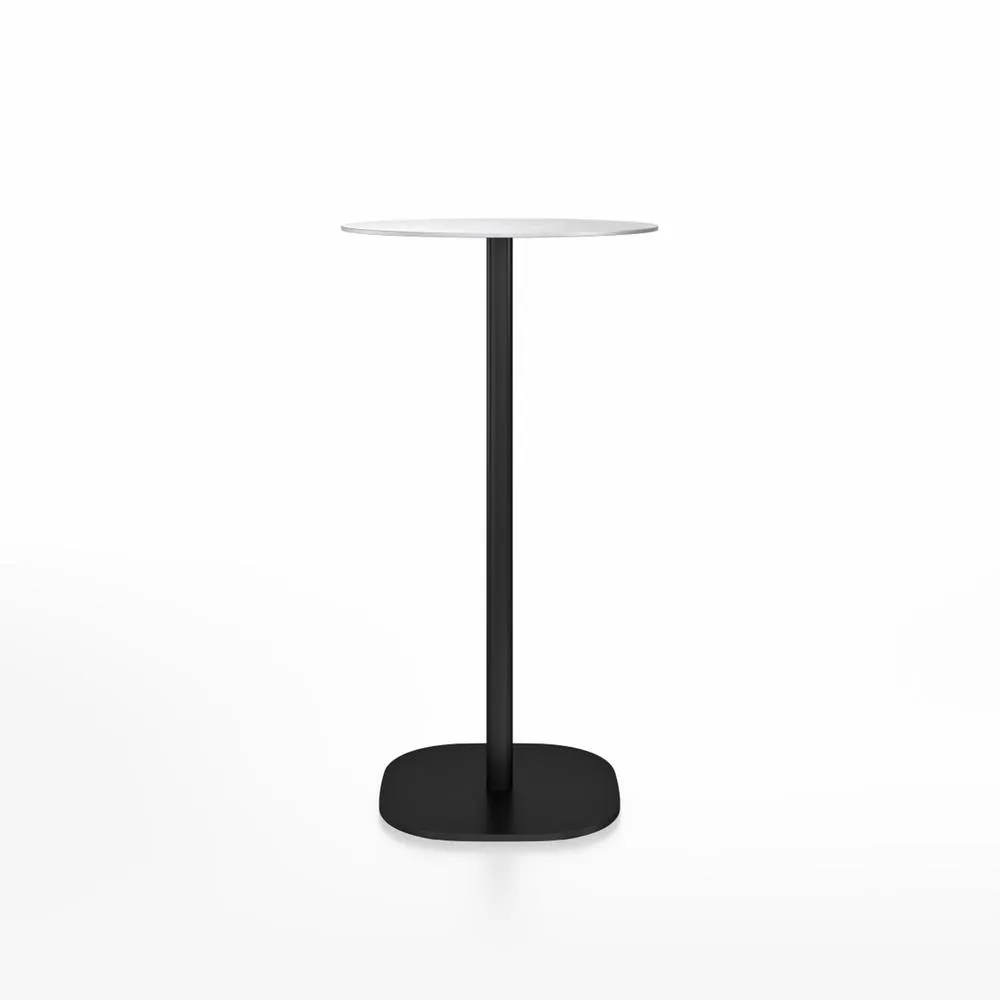 Emeco 2 Inch Flat Base Bar Height Table - Round Top