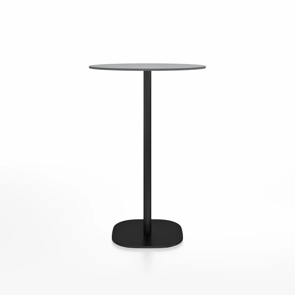 Emeco 2 Inch Flat Base Bar Height Table - Round Top