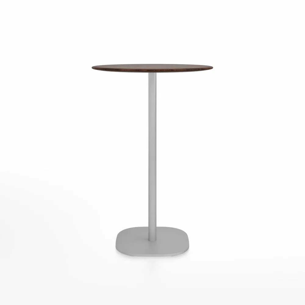 Emeco 2 Inch Flat Base Bar Height Table - Round Top