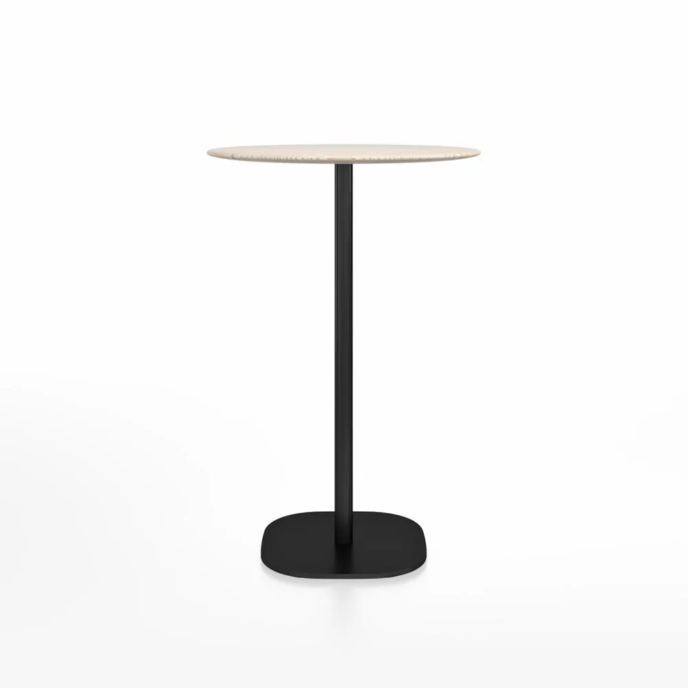 Emeco 2 Inch Flat Base Bar Height Table - Round Top