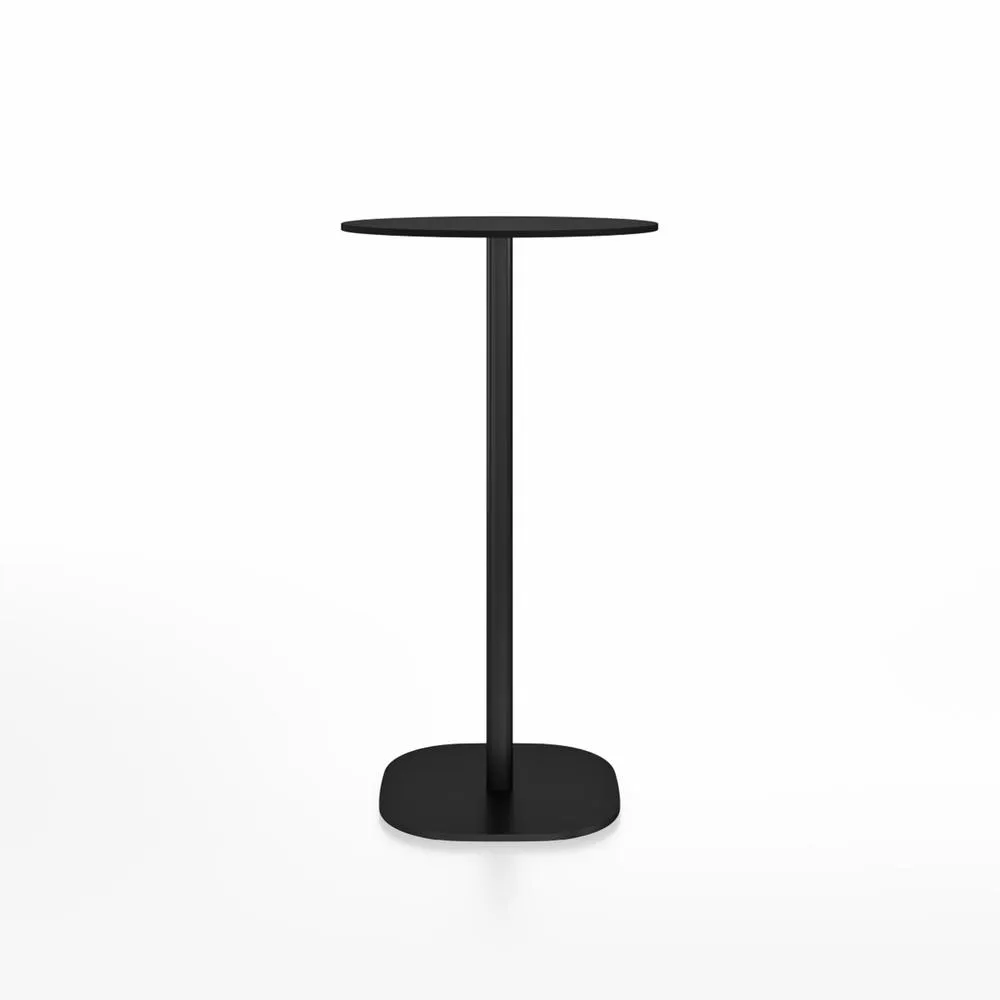 Emeco 2 Inch Flat Base Bar Height Table - Round Top