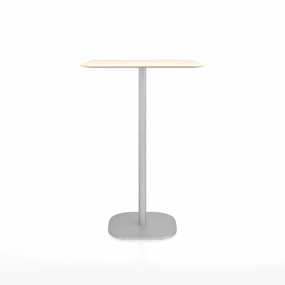 Emeco 2 Inch Flat Base Bar Height Table - Square Top