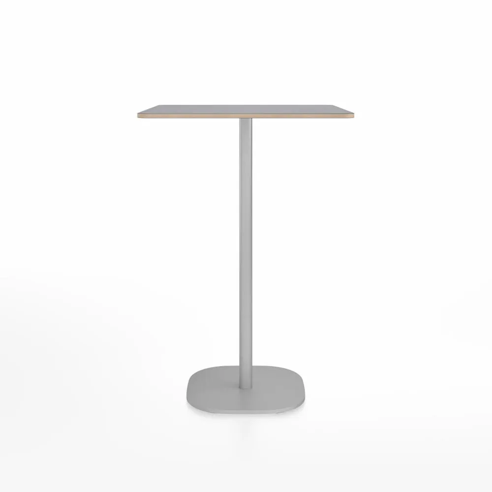 Emeco 2 Inch Flat Base Bar Height Table - Square Top