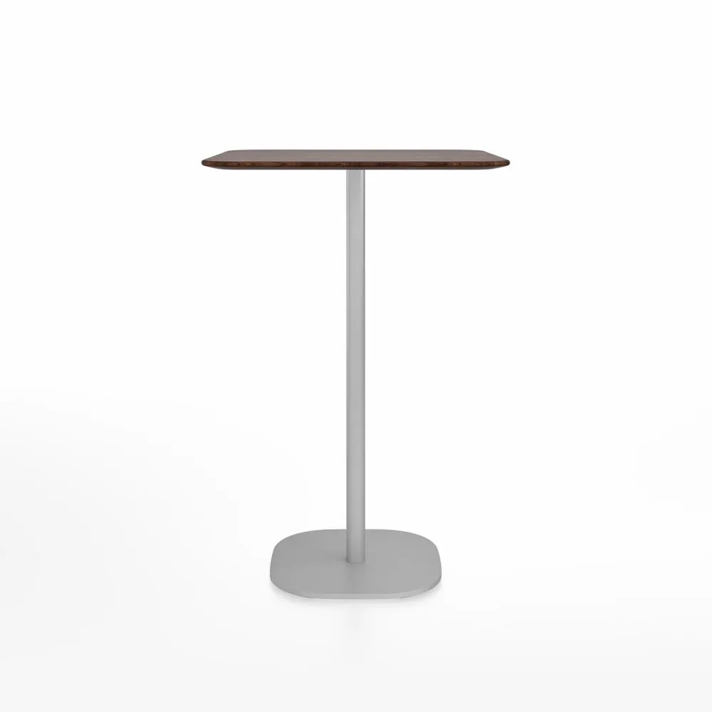 Emeco 2 Inch Flat Base Bar Height Table - Square Top