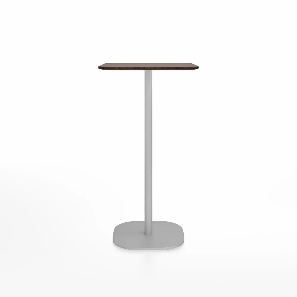 Emeco 2 Inch Flat Base Bar Height Table - Square Top