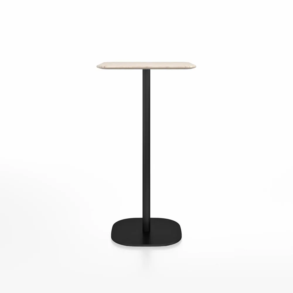 Emeco 2 Inch Flat Base Bar Height Table - Square Top