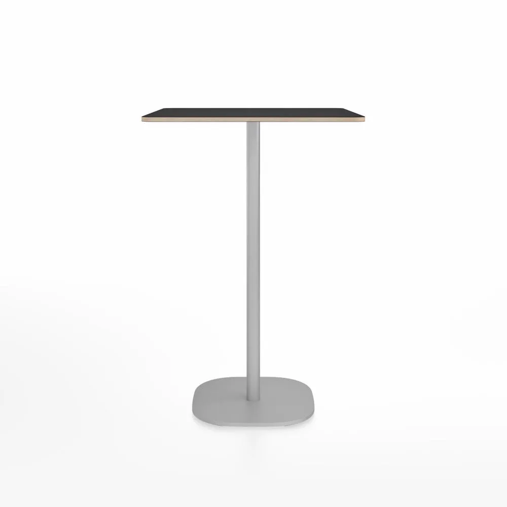 Emeco 2 Inch Flat Base Bar Height Table - Square Top