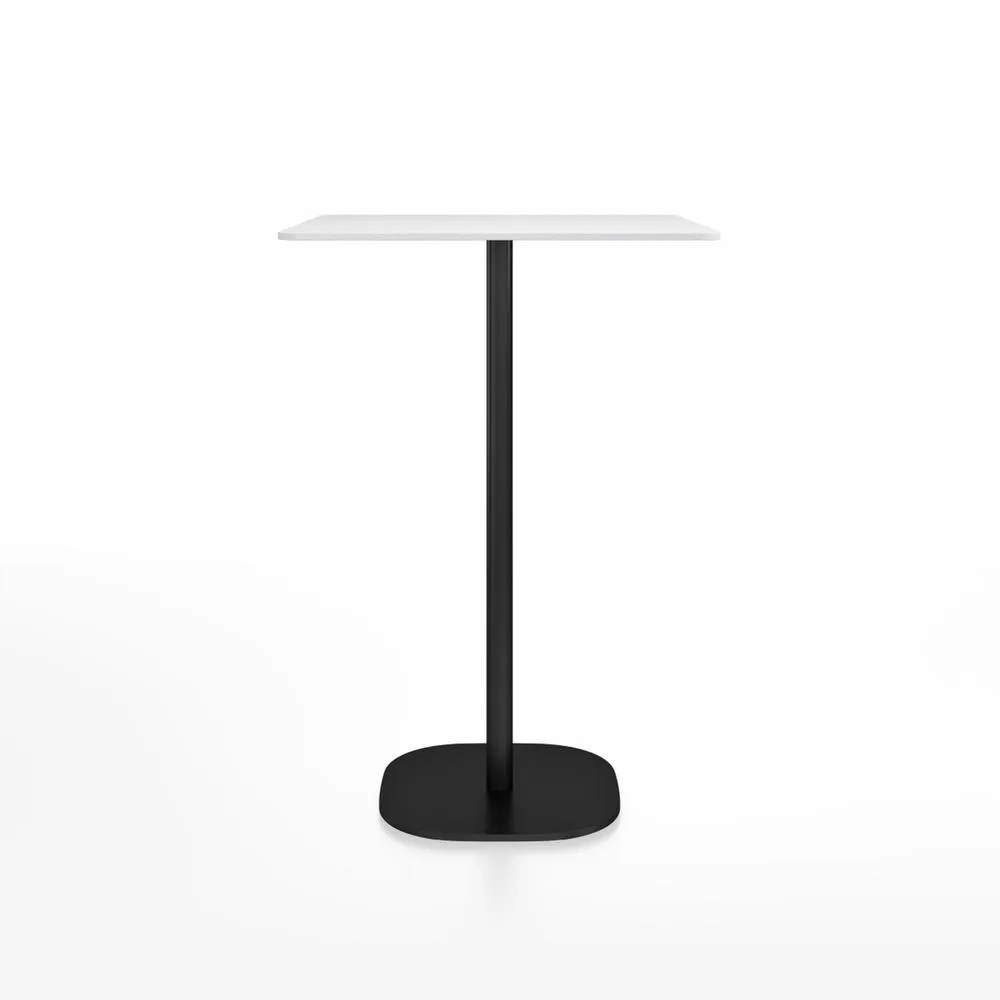 Emeco 2 Inch Flat Base Bar Height Table - Square Top