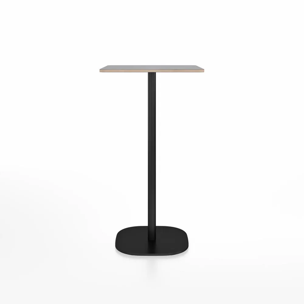 Emeco 2 Inch Flat Base Bar Height Table - Square Top