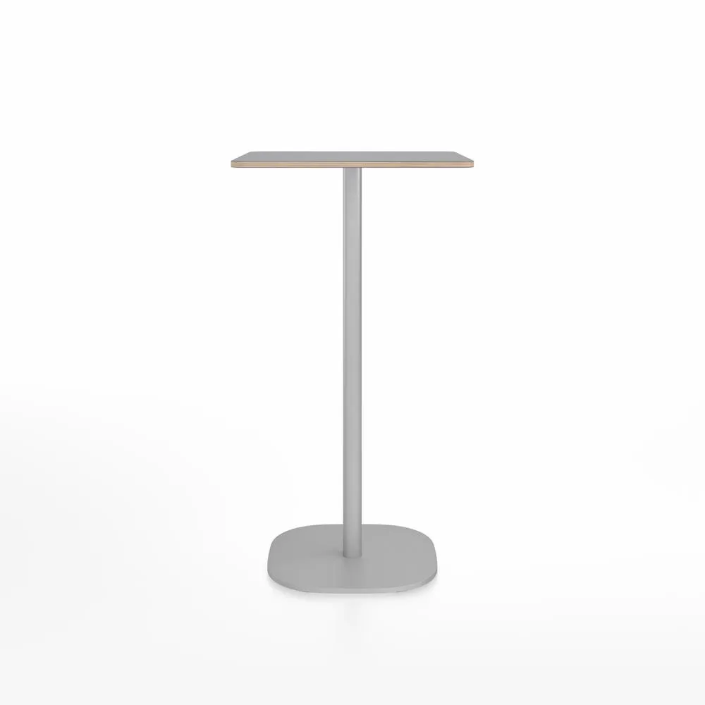 Emeco 2 Inch Flat Base Bar Height Table - Square Top